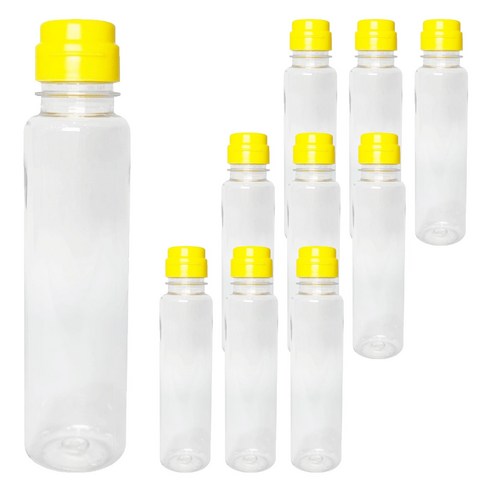 대경 P 홈플 소스통 + 노랑캡, 10개, 210ml