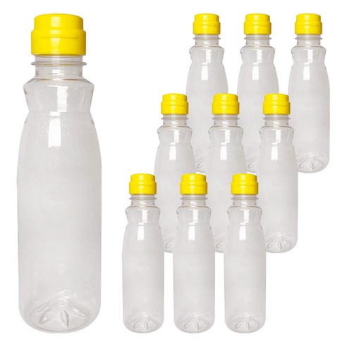 대경 P 멀티 소스통 + 노랑캡, 10개, 350ml