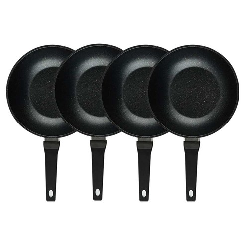 퀸센스 디너 후라이팬 4종 세트 4개, 브라운, 1세트, 궁중팬 24cm(4p)