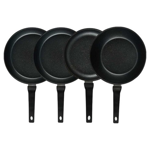 퀸센스 디너 후라이팬 세트 4개, 브라운, 1세트, 28cm 후라이팬 + 28cm 후라이팬 + 24cm 후라이팬 + 28cm 궁중팬