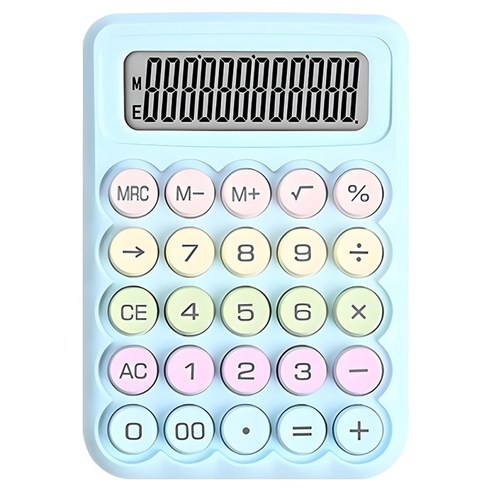 모더너리 레트로 기계식 계산기, 스카이 블루, 1개