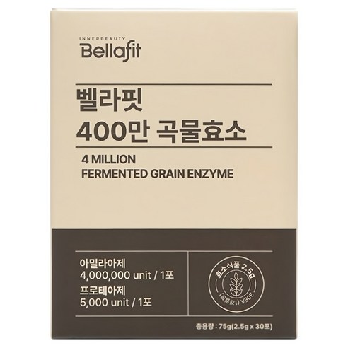 벨라핏 400만 곡물효소 30p, 1개, 75g