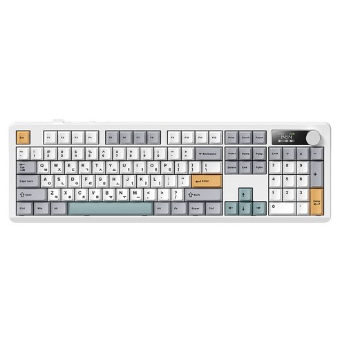 손 끝으로 완성하는 나만의 공간, 프리플로우 아콘 104키 노브 LCD 키보드 솔직 후기 아콘ak74