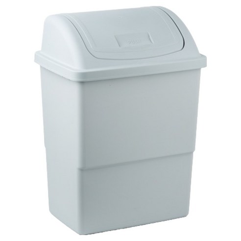 바이굿즈 와이드 종량제 대용량 쓰레기통 75L, 회색