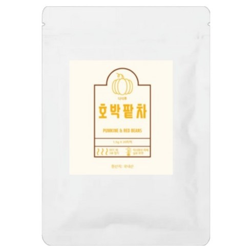 다미루 건강한 호박팥차 티백, 1.5g, 1개, 20개입