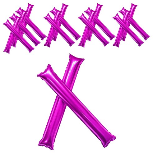 아카코 응원을 즐겁게 막대풍선, 로즈레드, 20개