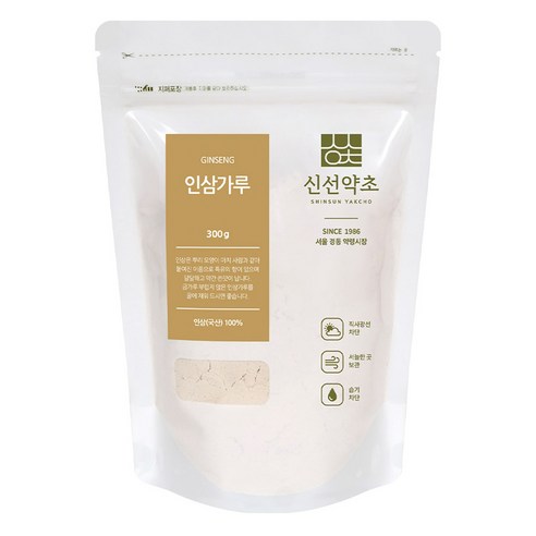 신선약초 4년근 정품 금산 인삼가루, 300g, 1개