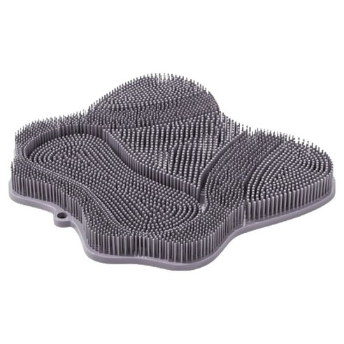 포텐키트 편리한 발지압 매트 30 x 28 cm, 그레이, 1개