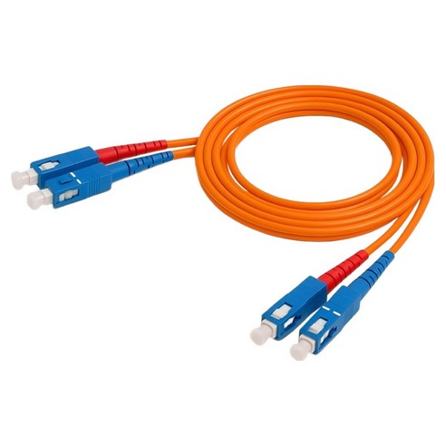 디옵텍 광점퍼코드 멀티모드 광케이블 SC-SC-2C-MM-1M, 오렌지, 1개, 1m