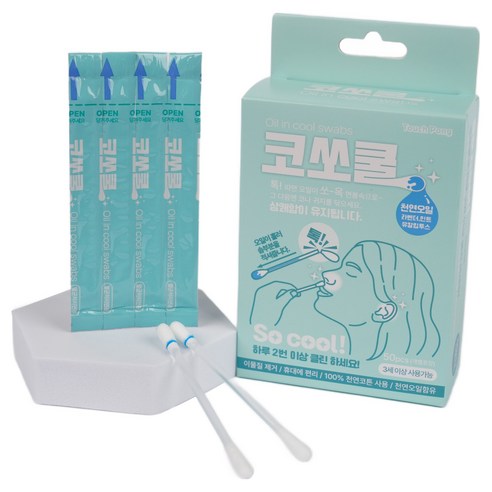 코쏘쿨 오일 면봉, 1개, 50개입