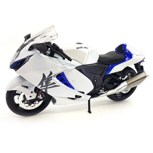 MX MODEL 1:9 스즈키 하야부사 오토바이 모형 MXT1163, 화이트(MXT116350WH), 1개