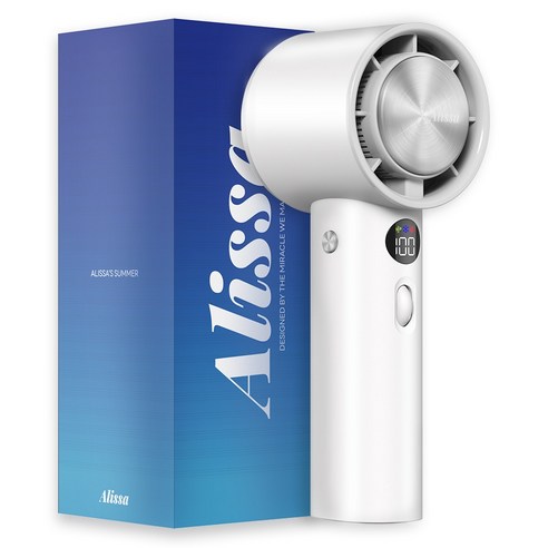 "내 손 안의 시원한 혁명" 알리사 100단 아이스 터보 MAX 휴대용 선풍기 솔직 후기 휴대용냉각선풍기