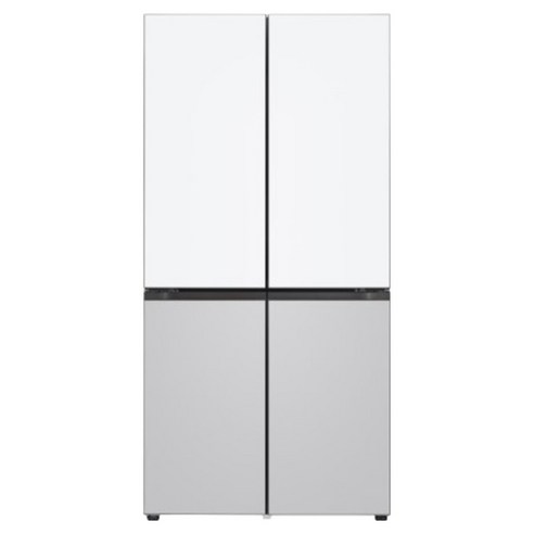 [색상선택형] LG전자 오브제컬렉션 609L 4도어 냉장고 메탈 디오스 AI 상냉장 하냉동 방문설치, M616MQR0M1