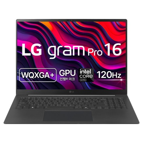 LG전자 2024 그램 Pro 16 코어Ultra5 방문설치, 옵시디안블랙, 512GB, 16GB, WIN11 Home, 16Z90SP-KAOBK