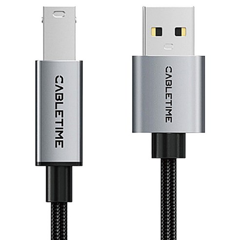케이블타임 USB2.0 AM BM AB 케이블, 1개, 5m