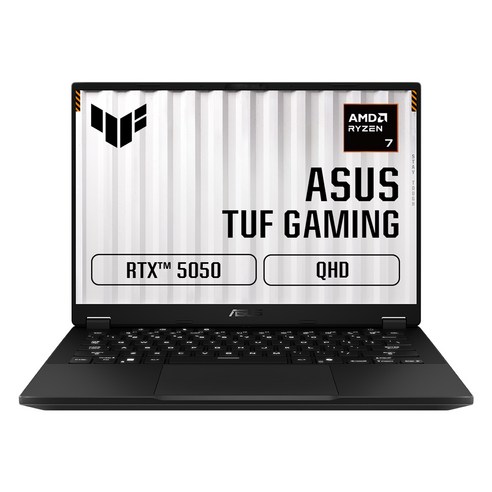에이수스 2025 TUF 게이밍 A14 라이젠7 라이젠 200 시리즈 지포스 RTX 5050, 예거 그레이, 1TB, 16GB, Free DOS, FA401UH-RG005