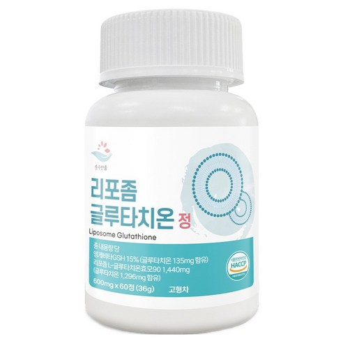 순수한줌 리포좀 글루타치온 정 36g
