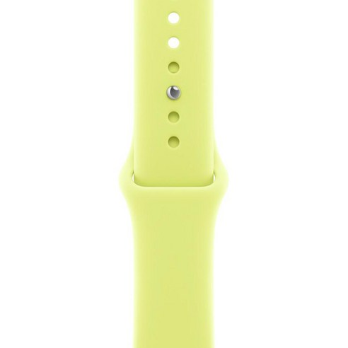 Apple 정품 2025 애플워치 스포츠 밴드 M/L, 네온 옐로, 1개, 46mm