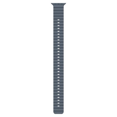Apple 정품 2025 애플워치 오션 밴드 익스텐션, 앵커 블루/블랙 티타늄, 1개, 49mm, One Size