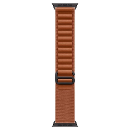 Apple 정품 애플워치 알파인 루프, 테라 코타  / 블랙 티타늄, 49mm, Large, 1개