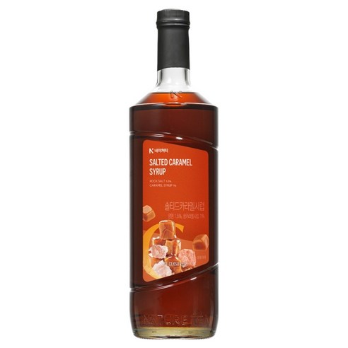 네이쳐티 솔티드카라멜 시럽, 1개, 1L