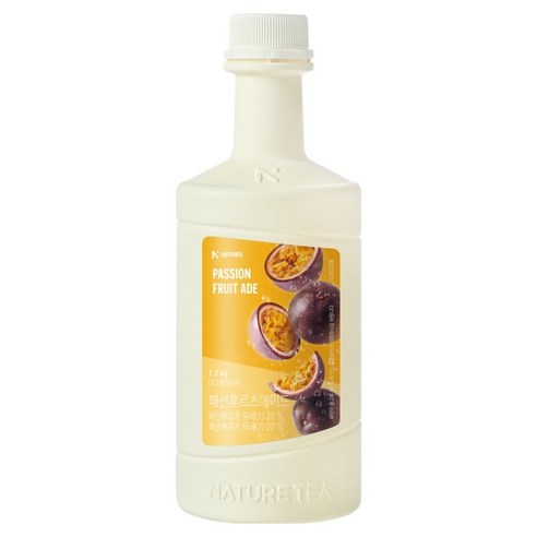 네이쳐티 패션후르츠에이드 베이스, 1.2kg, 1개