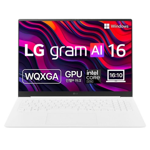 LG전자 2025 그램 AI 16 코어 Ultra5 방문설치, 스노우 화이트, 16Z90T-GA5SK, 512GB, 16GB, WIN11 Home