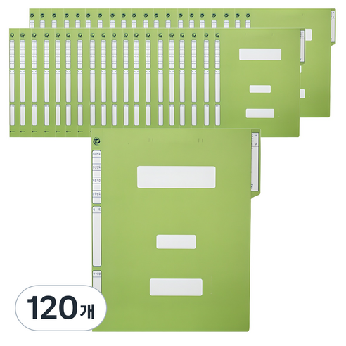 빅드림 정부화일 A4, 연두, 120개