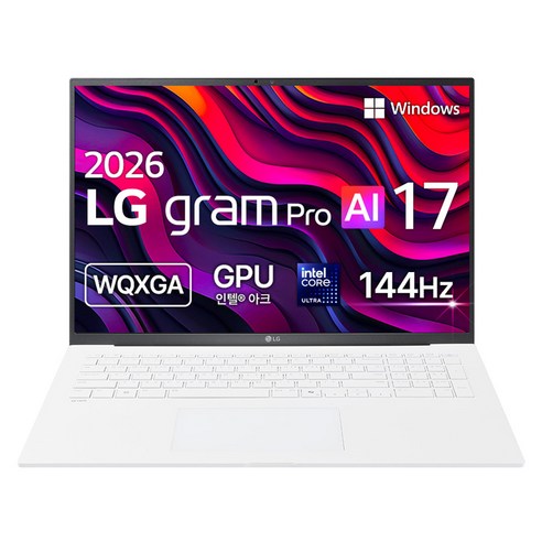 LG 그램 Pro AI 2026, Copilot+ PC 43.1cm 인텔® 코어™ Ultra 7