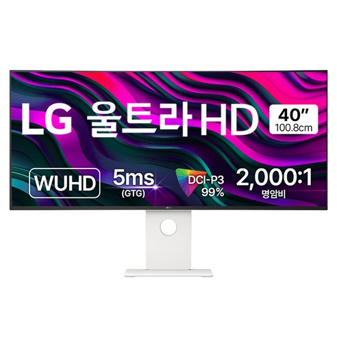 LG전자 WUHD 울트라 모니터 방문설치, 100.8cm, 40U990AW