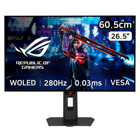 에이수스 QHD WOLED ROG STRIX 모니터, 67.3cm, XG27AQWMG