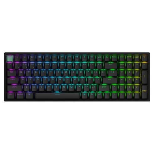 키크론 K4 HE 유무선 RGB 기계식 핫스왑 마그네틱 스위치 게이밍 기계식 키보드, 메탈 블랙, K4H-J1, 마그네틱축(자석축)
