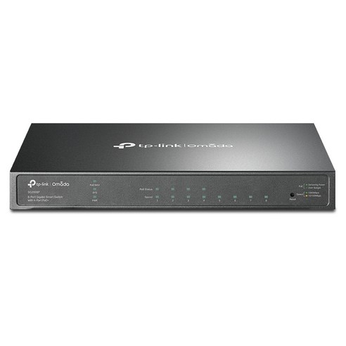 오마다 8포트 4 x PoE + / 4 x 1000 Mbps 데스크톱 스위칭 허브, 1개, SG2008P
