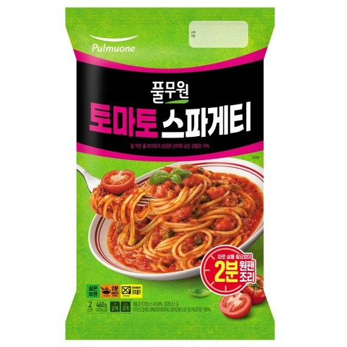 풀무원 실온 토마토 스파게티 2인분, 1개, 460g