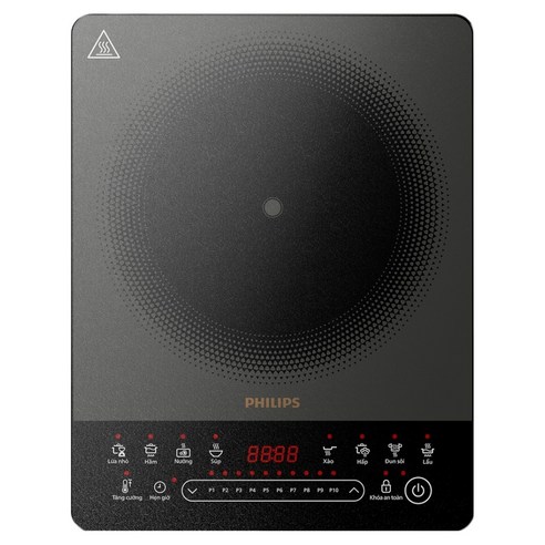 필립스 쿠커 5000 인덕션 1구 블랙, 프리스탠딩, HD5850/90