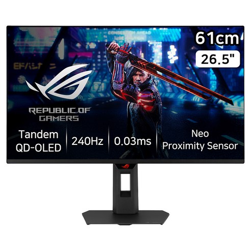 에이수스 4K UHD ROG STRIX OLED 모니터, 61cm, XG27UQDMS
