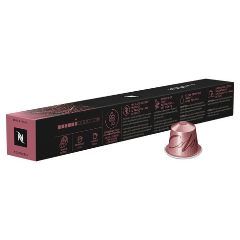 네스프레소 마스터 오리진 콜롬비아 커피 캡슐, 5.7g, 10개입, 1개, 5.7g