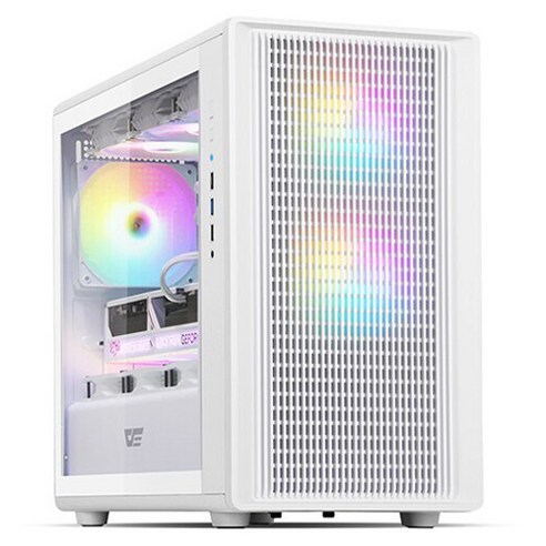 주연테크 2026 게임용 조립PC 라이젠5 라이젠 9000 시리즈 지포스 RTX 5060 Ti 화이트, 1TB, 32GB, WIN11 Home, 라이젠5-9600X