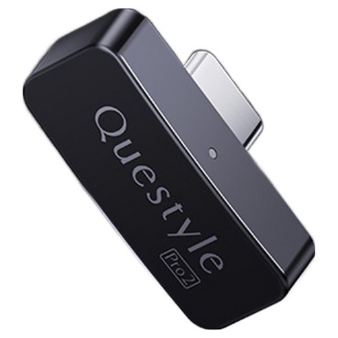 퀘스타일 오디오 LDAC 오라캐스트 지원 무손실 블루투스 동글, 스페이스 그레이, 1개, QCC Dongle Pro 2