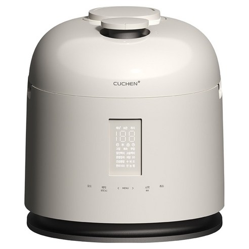 쿠첸 123 저당질 풀스테인리스 듀얼프레셔 IH 전기압력밥솥 6인용, GLOSSY WHITE, CRT-XPD0630IEGW
