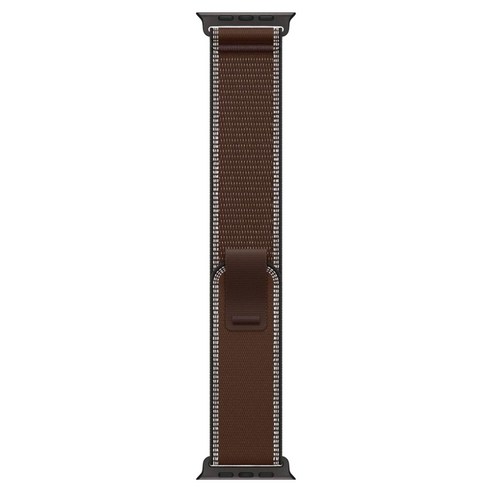 Apple 정품 애플워치 트레일 루프, 다크 엄버 / 블랙 티타늄, 49mm, S/M, 1개