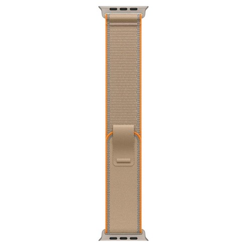 Apple 정품 애플워치 트레일 루프, 샌드 / 내추럴 티타늄, 49mm, M/L, 1개