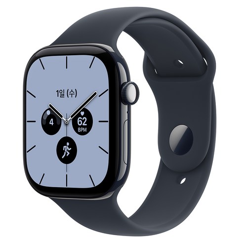 Apple 2026 애플워치 시리즈 12, 나이트 블루, 46mm, GPS+Cellular, 세라믹, 네이비 블루 스포츠 밴드, M/L