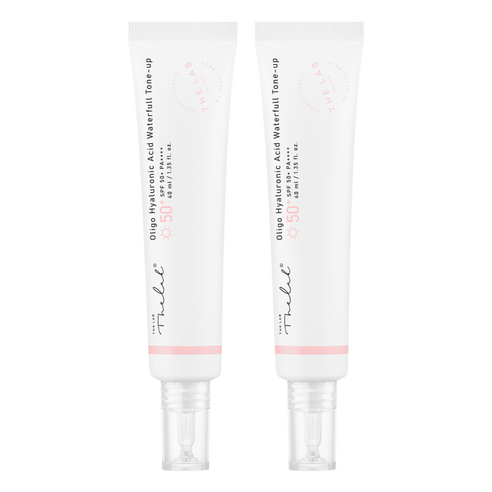 더랩바이블랑두 올리고 히알루론산 워터풀 톤업 크림 SPF50+ PA++++ 40ml, 피치, 2개