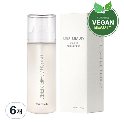 셀프뷰티 유니콘 매트 피니시 쉴드 메이크업 픽서, 100ml, 6개