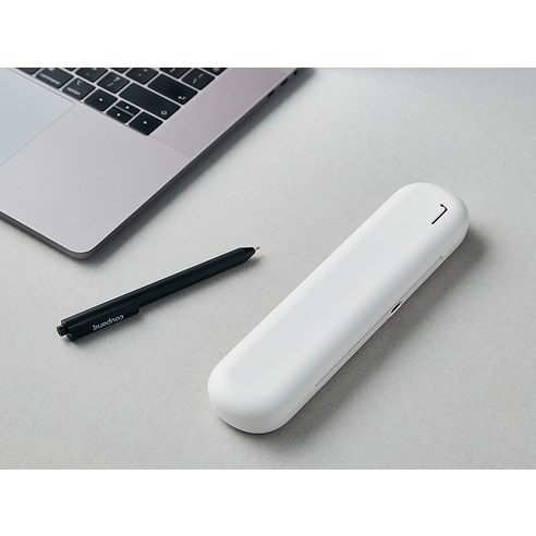 코멧 국내생산 건전지&USB-C타입 UV-C LED 휴대용 칫솔 살균기, BS-202w, 화이트