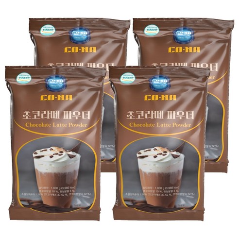 CONA 초코라떼 파우더, 1kg, 1개입, 4개
