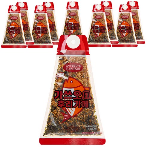 이엔푸드 매운맛 가스오풍 후리가케, 50g, 10개