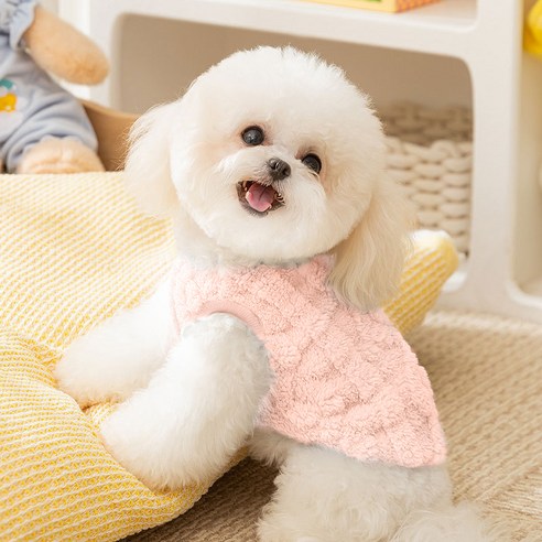 파스텔펫 반려동물 파스텔 보들 티셔츠, 핑크, 1개