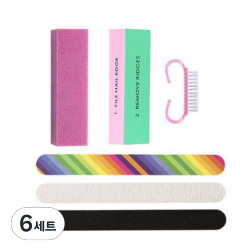 셀프 네일케어 키트, 혼합색상, 6세트